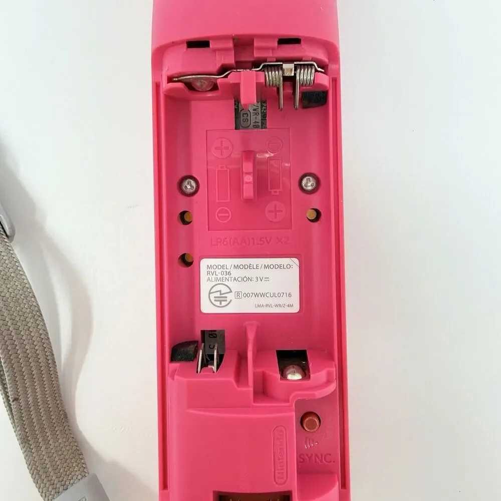 Nintendo Wii MotionPlus Pink Remote Controller OEM Tested